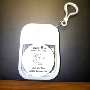 All Natural cucumber Melon  Hand Sanitizer  with Keychain
